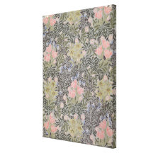 Tulpen, Madeliefjes en Kamperfoelie Stretched Canvas Prints