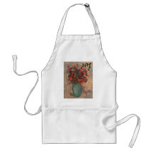 Turkse Vaas, Odilon Redon, Vintage Bloemen Bloemen Schort