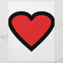 twee gekleurd hartpictogram fullcolor folder