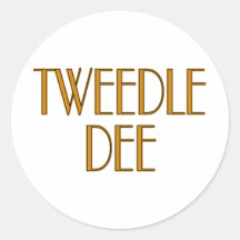 Tweedle Dee Adhésifs Ronds