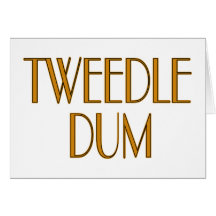 Tweedle Dum Cartes De Vœux
