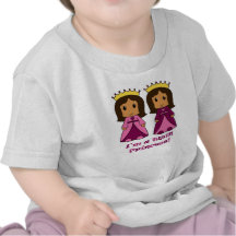 Tweeling Prinsessen T Shirts