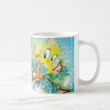 Tweety in Blauwe Golf Mokken
