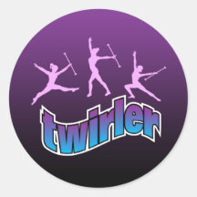 Twirler Stickers