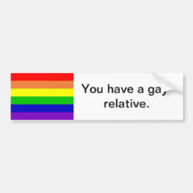 U hebt een vrolijke relatieve Sticker van de Bumpe Bumperstickers