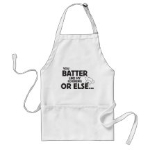 U slaat als Mijn het Koken Schort