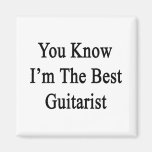 U weet ik de Beste Gitarist ben Koelkast Magneetjes