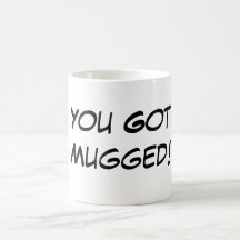U werd Overvallen! Koffie Bekers