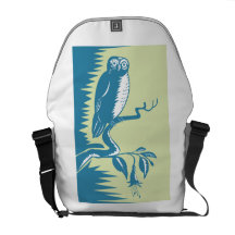Uil op Retro Tak Messenger Bag
