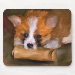 Uit de Hond Mousepad van Corgi van het Document Muismatten