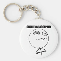 Uitdaging Toegelaten Keychain Sleutel Hangers