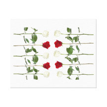 Uitgerekte Rosebuds. van het Canvas Gallerij Wrap Canvas