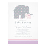 Uitnodiging | van het Baby shower van de olifant P