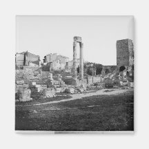 Uitzicht van de Antiquiteit van het Theater Koelkast Magneetje