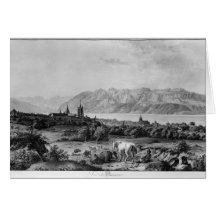 Uitzicht van Lausanne Kaarten