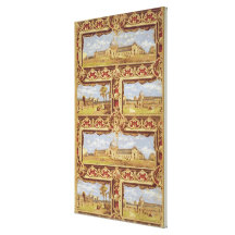 Uitzichten van de Internationale Tentoonstelling,  Stretched Canvas Print