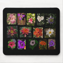 Un bon nombre de fleurs Mousepad Tapis De Souris