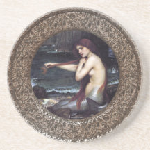 Un caboteur de sirène dessous de verres