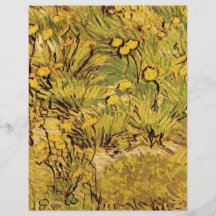 Un champ des fleurs jaunes, Vincent van Gogh. Tract Personnalisé