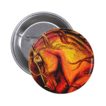 Un cheval d'une couleur différente badge avec épingle
