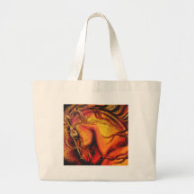 Un cheval d'une couleur différente sacs en toile