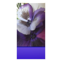 Un contact de bleu sur un carte photo pour vous ! cartes de vœux avec photo