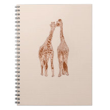 Un couple carnet à spirale