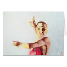 UN DANSEUR DE FLAMENCO -1 CARTES DE VŒUX
