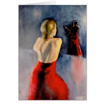 UN DANSEUR DE FLAMENCO -3 CARTES DE VŒUX