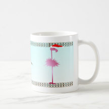 Un flamant rose de Noël Mugs À Café