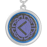 un futhark plus ancien de "kenaz" collier personnalisé