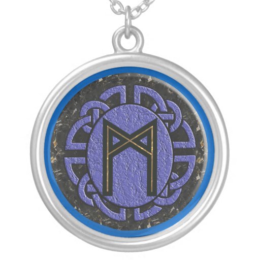 un futhark plus ancien de "mannaz" bijouterie