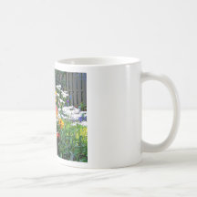 Un jardin peint tasses