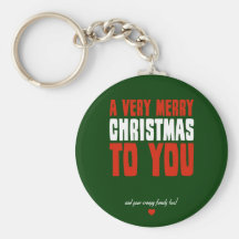 Un Noël très Joyeux à vous Porte-clefs