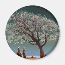 Un nouveau royaume SpiritualTree Aimant Pour Réfrigérateur