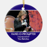 Un ornement Main-o-Rapide de Sarah Palin