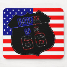 Un tapis de souris patriotique de signe de l'itiné