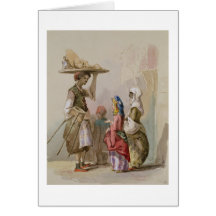Un vendeur de pot, c.1855 cartes de vœux