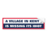 Un village au Kenya manque son idiot