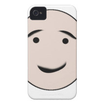 Un visage heureux coques Case-Mate iPhone 4