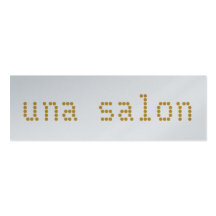 una salon visitekaartje