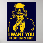 Uncle Sam Personalized Print