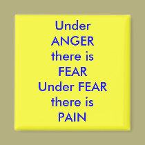 UnderANGERThere est l'isPAIN de fearUnderFEARThere magnets