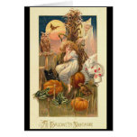 Une carte de cauchemar de Halloween