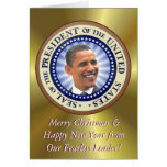 Une carte de Noël du Président Obama