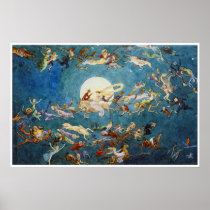 Une danse autour de la copie de lune