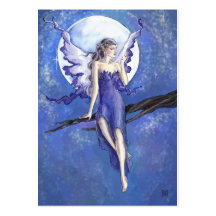 Une étiquette de cadeau de nuit d'été carte de visite