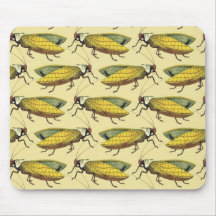Une foule des sauterelles tapis de souris