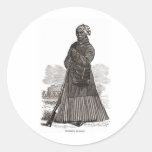 Une image de gravure sur bois de Harriet Tubman, a Autocollant