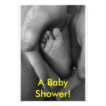 Une invitation de baby shower